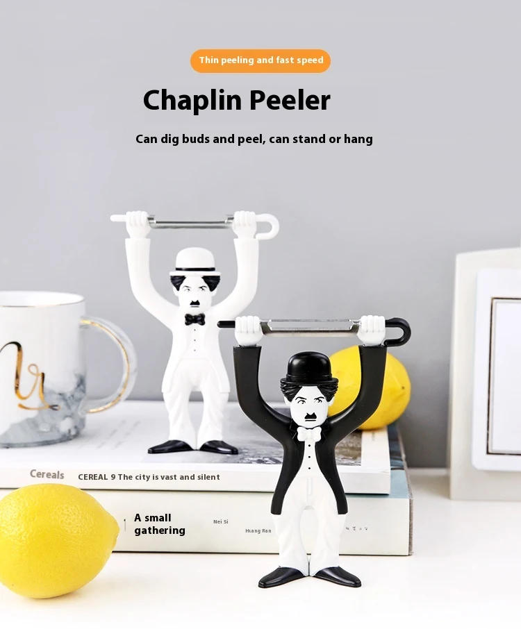 Title 1, Chaplin Fruit Peeler – The creative kitchen ute...
