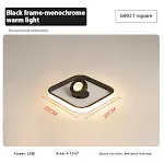 G6021 Square Black Frame