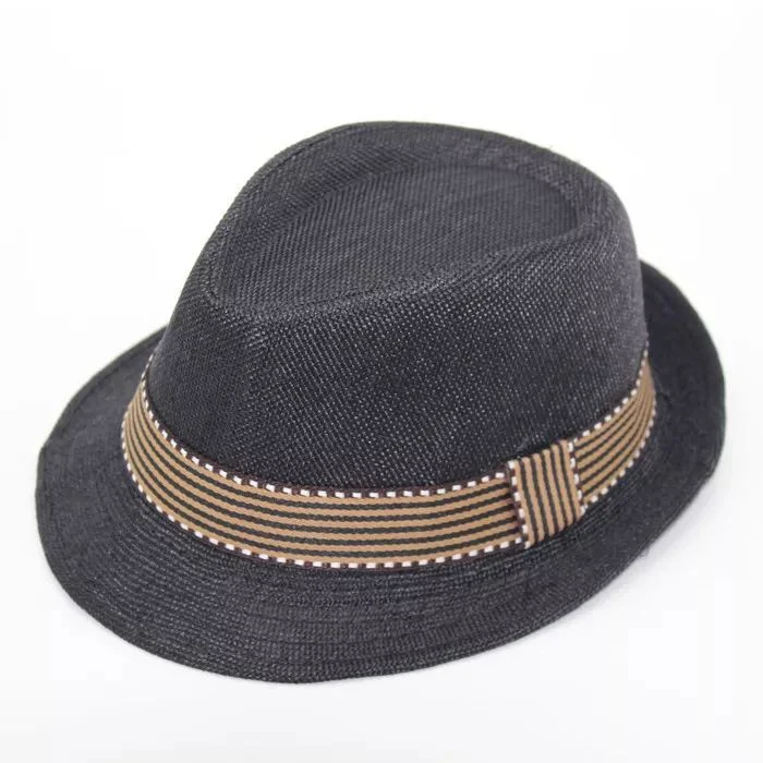 Chapéu de sol masculino Primavera e Verão Casual Fashion Jazz Hat Top Hat para praia e passeios ao ar livre Estilo cavalheiro — foto 10