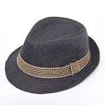 Chapéu de sol masculino Primavera e Verão Casual Fashion Jazz Hat Top Hat para praia e passeios ao ar livre Estilo cavalheiro — foto 10