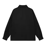 Personality Simple Pocket Letters Printing Lapel Cardigan Shirt. Comfortable, stylish, and perfect for everyday wear. Un — photo 1