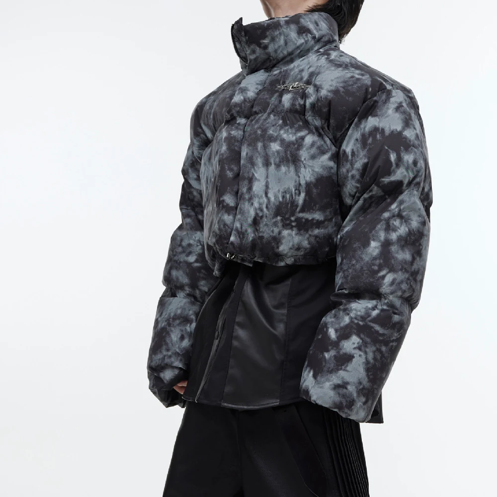 Title 3, Small Group Tie Dyed Short Design Cotton Jacket...