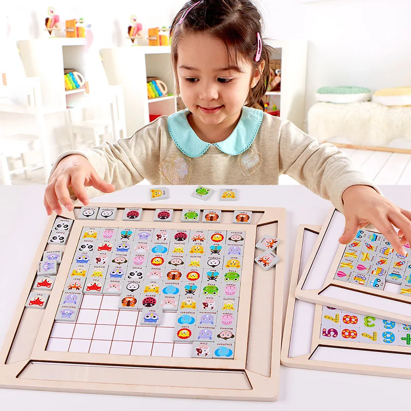 Children's Wooden Lianliankan Right Bumping Game Puzzle Toy. A Fun and Educational Puzzle for Kids, Improving Cognitive — photo 8
