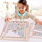 Children's Wooden Lianliankan Right Bumping Game Puzzle Toy. A Fun and Educational Puzzle for Kids, Improving Cognitive — photo 8