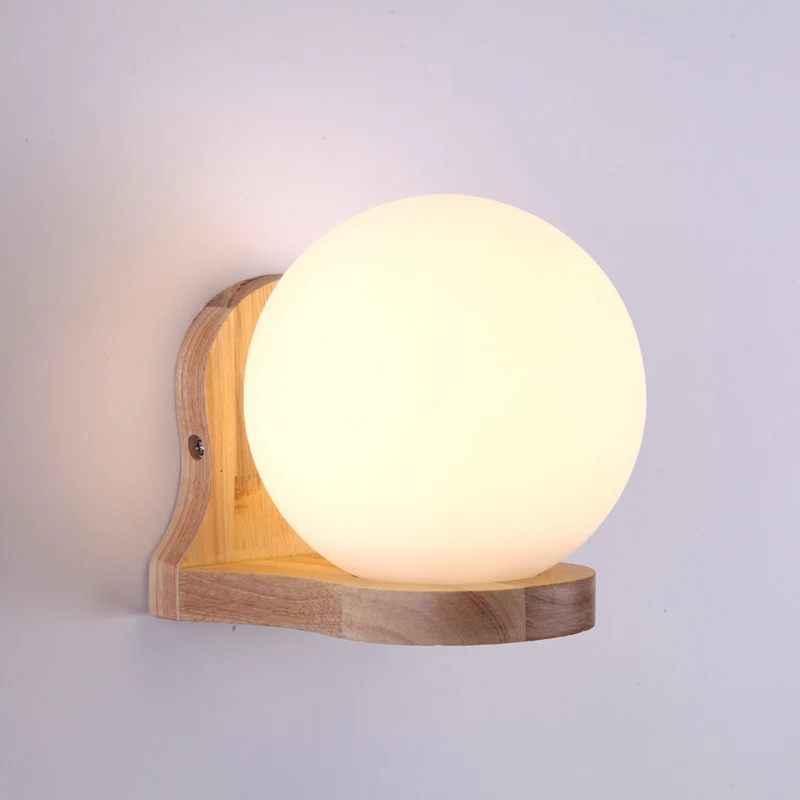 Title 5, Modern creative household solid wood lamp, prov...