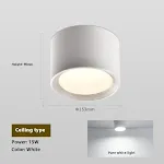 Bright Ceiling Lamp Spotlight for Home Balcony Corridor. LED lighting, perfect for hallways and balconies. Modern design — photo 2
