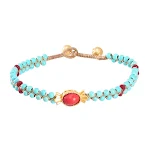 Bracelet bohème ethnique tissé à la main avec clochettes. Un accessoire unique et élégant pour un style bohème enchanteur au quotidien. — photo 23