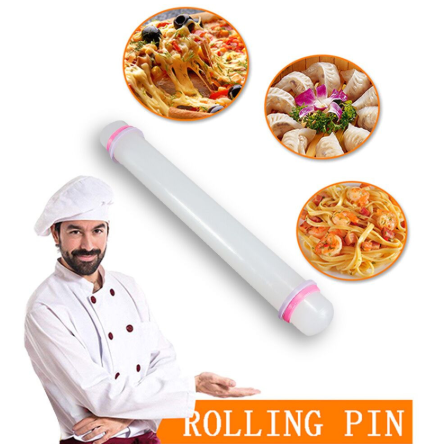 Rolo de Silicone Antiaderente para Pasta Americana. Obtenha superfícies lisas e uniformes, ideal para decoração de bolos e confeitaria. — foto 1