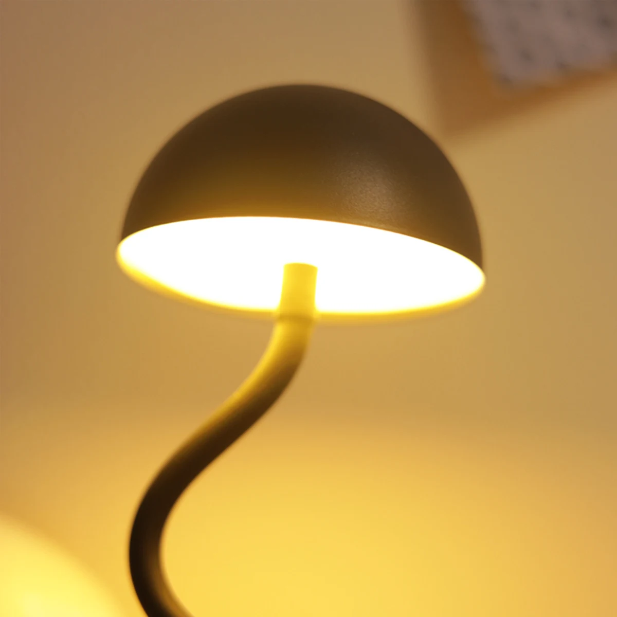 Title 2, Creative Mushroom Table Lamp, Simple LED Atmosp...