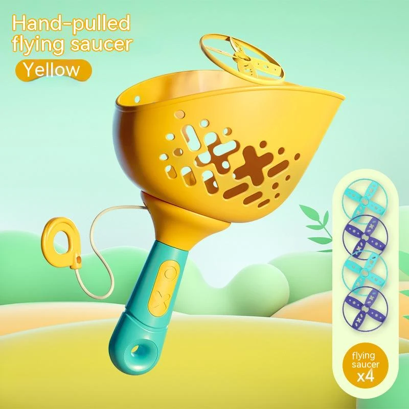 Brinquedo esportivo infantil, catapulta manual OVNI para atividades ao ar livre. Estimula a brincadeira ativa, coordenação e muita diversão. — foto 14