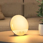 Sunrise Alarm Clock Natural Wake Up Light Wake Up Naturally with Simulated Sunrise, Sounds and Radio FM for a Gentle and — photo 4