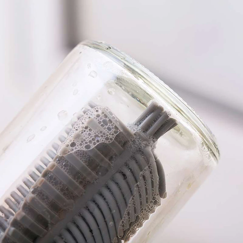 Escova de limpeza sem silicone para cantos de xícaras. Limpeza eficaz e sem resíduos em áreas difíceis de alcançar. Ideal para higiene completa. — foto 6