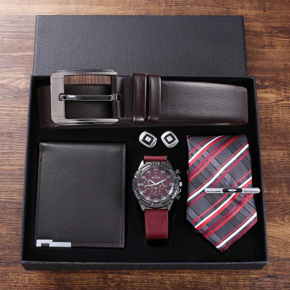 Title 5, All-match temperament quartz watch belt wallet ...