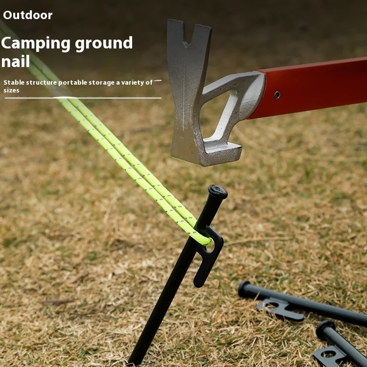 Steel nails for fixed pavilion outdoor camping accessories. Provide secure and reliable anchoring for your tent or shelt — photo 5