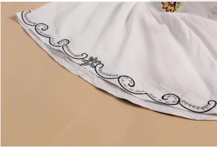 Title 3, Ladies Embroidered Loose Shirt Flared Sleeves