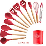 Wooden handle cooking tool set with storage box, essential kitchen tools for easy cooking and convenient storage, perfec — photo 5