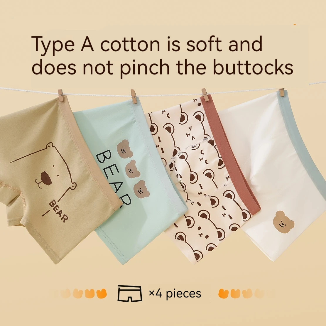 Boys' Cotton Printing Boxer Shorts Comfortable and breathable underwear for active boys. Perfect for everyday wear, play — photo 16