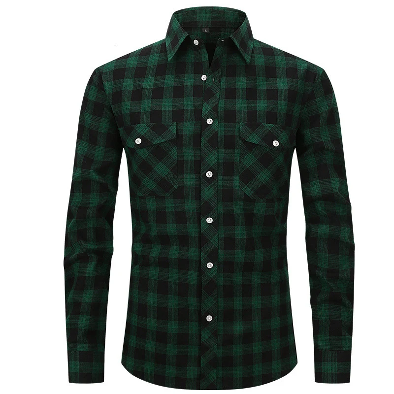 Title 14, Large size slim fit long sleeve shirt for men, ...