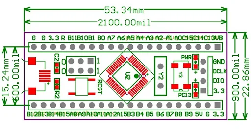 Title 1, Scheda di sviluppo STM32F103C8T6 ARM STM32 per ...