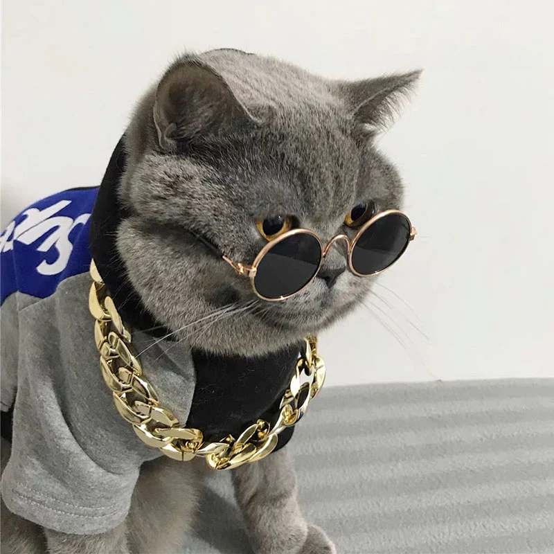 Title 19, Pet Accessories Cat Glasses Non-slip Kitten Gla...