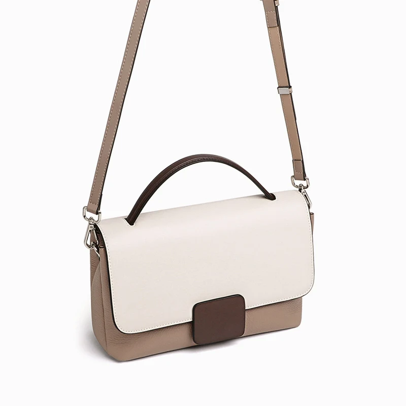 Title 5, Bolso mensajero de cuero moderno para mujer, ve...