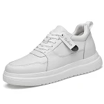 Scarpe in pelle di vitello con soletta rialzante e traspiranti. Aumenta la tua altezza con stile e comfort, godendo della massima traspirabilità. — foto 17