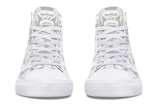 Title 5, Bedrukte Hoge Canvas Schoenen voor Koppels Stij...