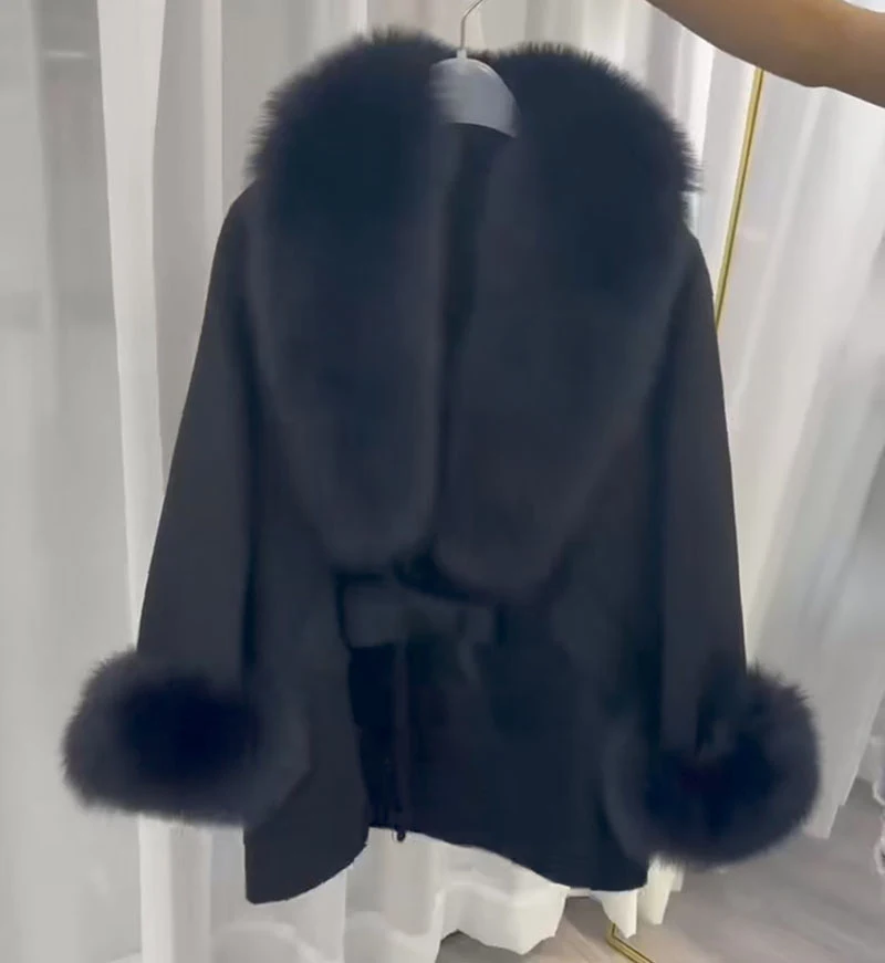 Title 7, Real Wool Autumn And Winter Cape Top. Stay warm...
