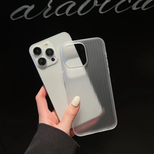 Title 18, Metal Corrugated Grating Skin Frosted Phone Cas...