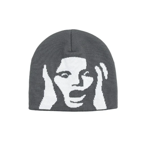Title 6, Gorro de malha jacquard quente de outono e inve...
