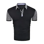 Camisa Polo Masculina de Moda Manga Curta Comércio Exterior Conforto e Estilo para o Verão Tecido Leve e Fresco Ideal para o Dia a Dia — foto 2