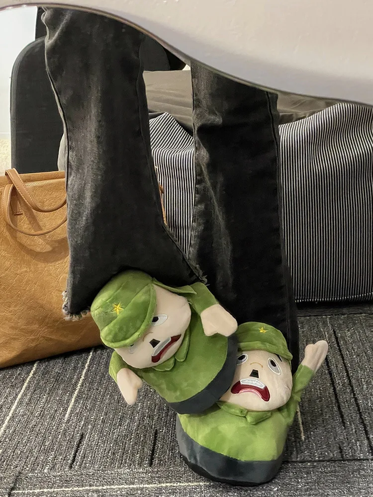 Sapatos de Poliuretano Divertidos para Uso Diário em Ambientes Internos Conforto e Humor a Cada Passo Perfeitos para Relaxar e Aproveitar a Casa — foto 1