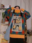 Suéter retrô japonês roupa externa feminino solto gola alta de comprimento médio preguiçoso — foto 5