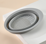 Silicone Cosmetic Makeup Brush Cleaning Pad Board for fast and effective cleaning. Get clean brushes, improve makeup app — photo 7