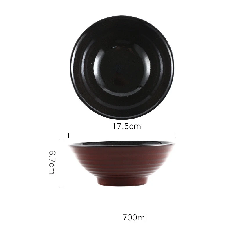 Title 14, Japanese Vintage Ceramic Ramen Bowl Retro Table...