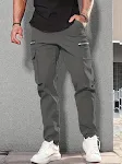 Heren casual sportbroek met ritssluiting versieringen, comfortabel en stijlvol voor dagelijks gebruik en sportieve activiteiten. Ideaal voor mannen. — foto 13