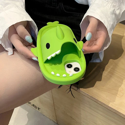 Title 3, Capinha divertida de chinelo de tubarão para iP...