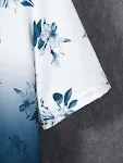 Men's Summer Bohemian Style Loose Floral Print Gradient Color Street Lapel Short Sleeve Shirt. Perfect for warm weather — photo 14