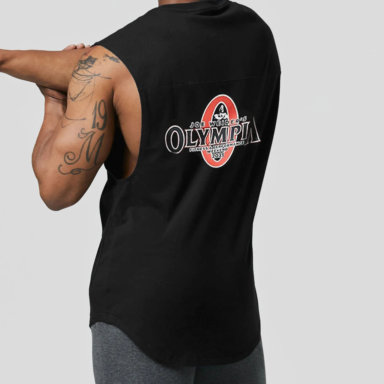 Muscle Fitness Training Vest Sleeveless Maximize your workouts and build muscle with this comfortable and effective trai — photo 2