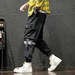 Men's New Trendy Nine-point Beamed Harem Pants Loose and Casual. Experience ultimate comfort with these relaxed-fit, sty — photo 4