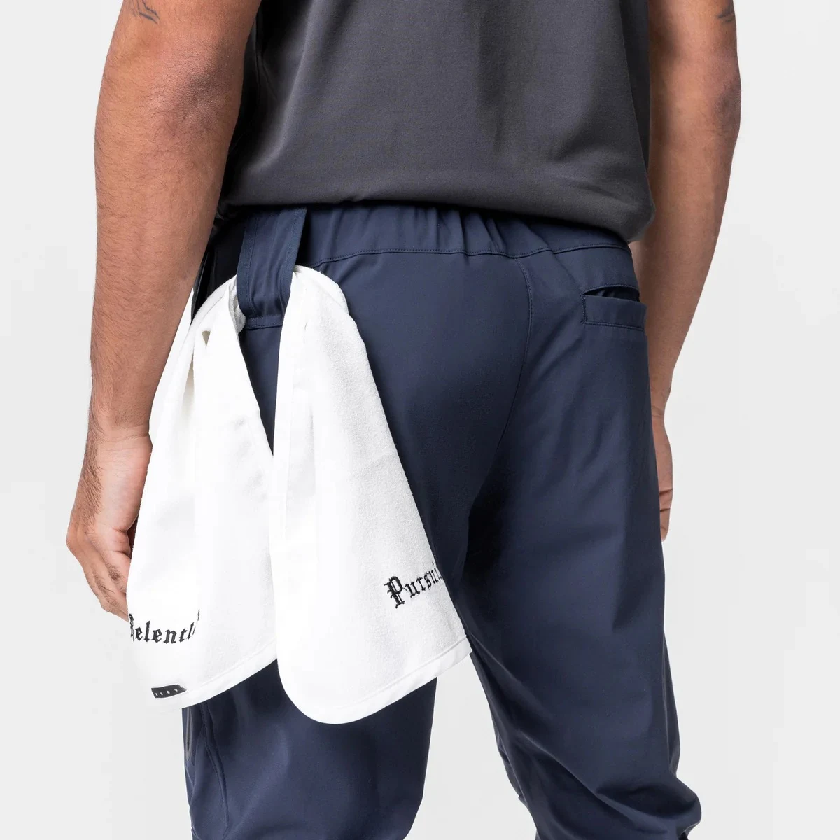 Men's Fashion Sports and Leisure Training Ankle-tied Trousers for comfortable training and casual wear. Stylish design, — photo 4