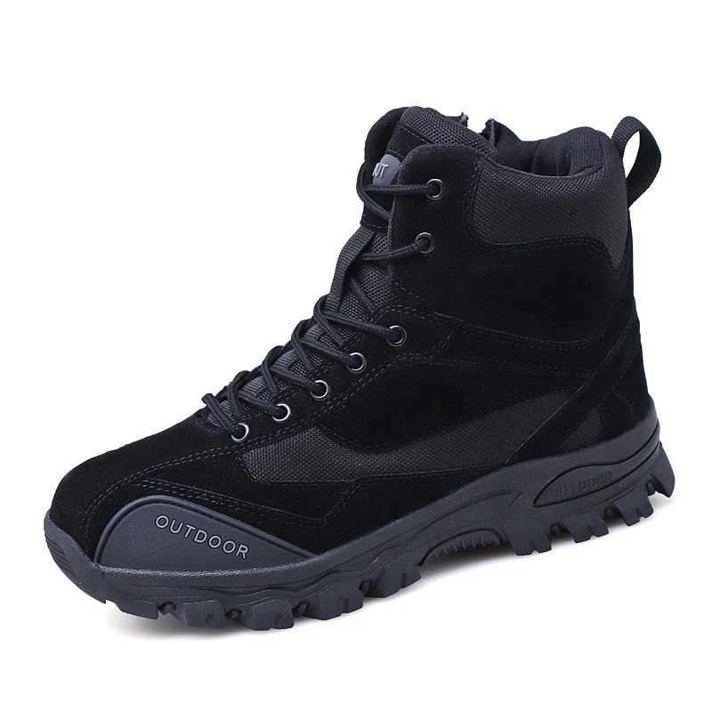 Botas Martin de Montanhismo Cano Médio com Cadarço e Cano Alto Calçado de Trabalho Resistente para Escalada e Atividades — foto 2