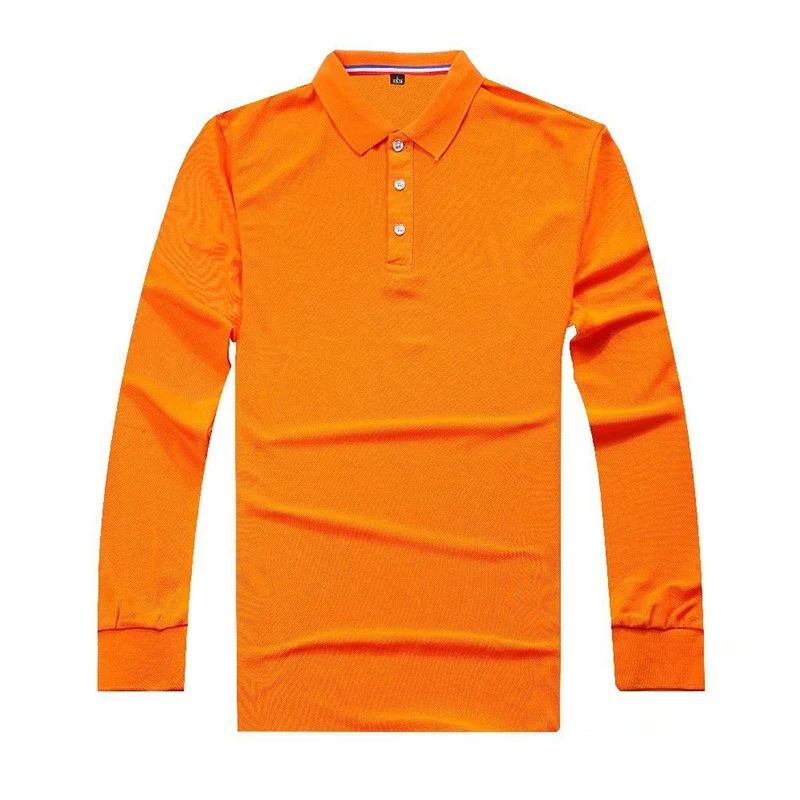 Title 28, Camisa polo masculina de manga longa, solta, re...