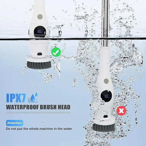 Title 2, 8-in-1 Electric Cleaning Brush Multifunctional ...