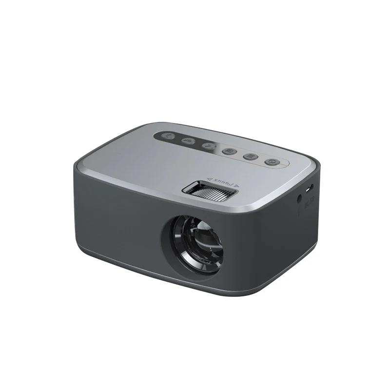 Title 5, Black Mini Projector LED Home Theater Enjoy mov...