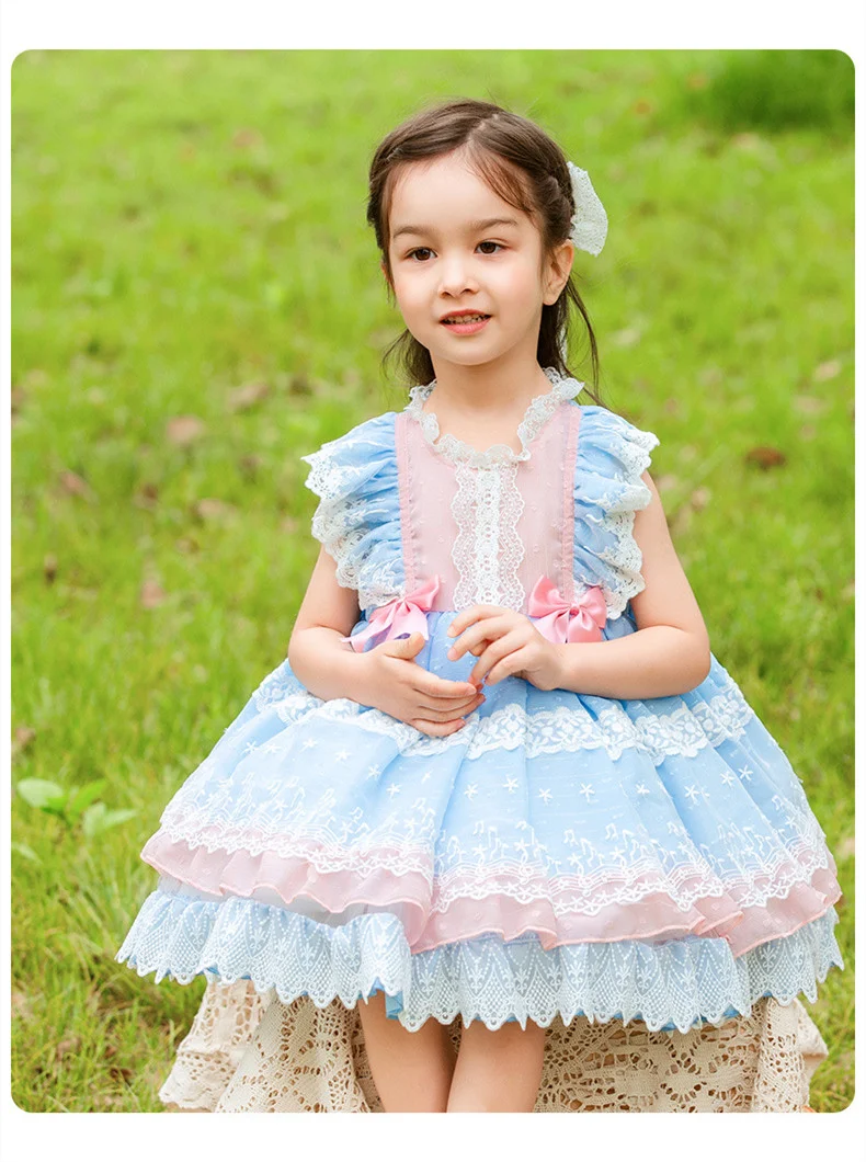Title 4, Meisjes Lolita Prinses Vest Rok Kinderen Mesh T...