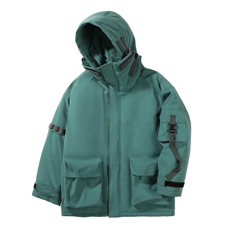 Functional Windfish Mouth Hat Cotton Coat provides wind protection and comfort. Enjoy a unique style while staying comfo — photo 2