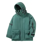 Functional Windfish Mouth Hat Cotton Coat provides wind protection and comfort. Enjoy a unique style while staying comfo — photo 2
