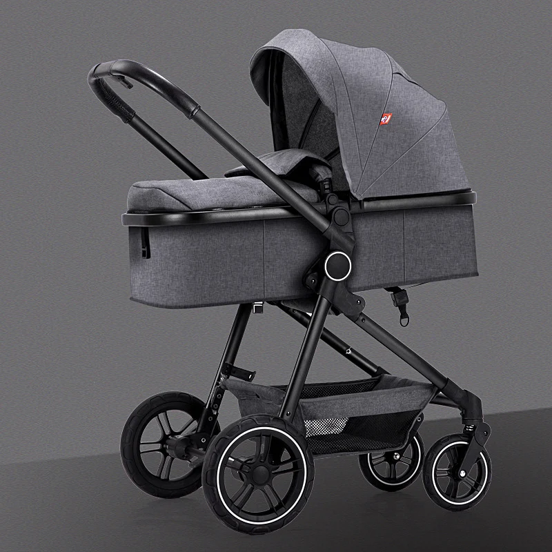 Carrinho de passeio de visão alta fácil de sentar proporciona conforto e conveniência, permitindo desfrutar de passeios prazerosos e sem complicações. — foto 7