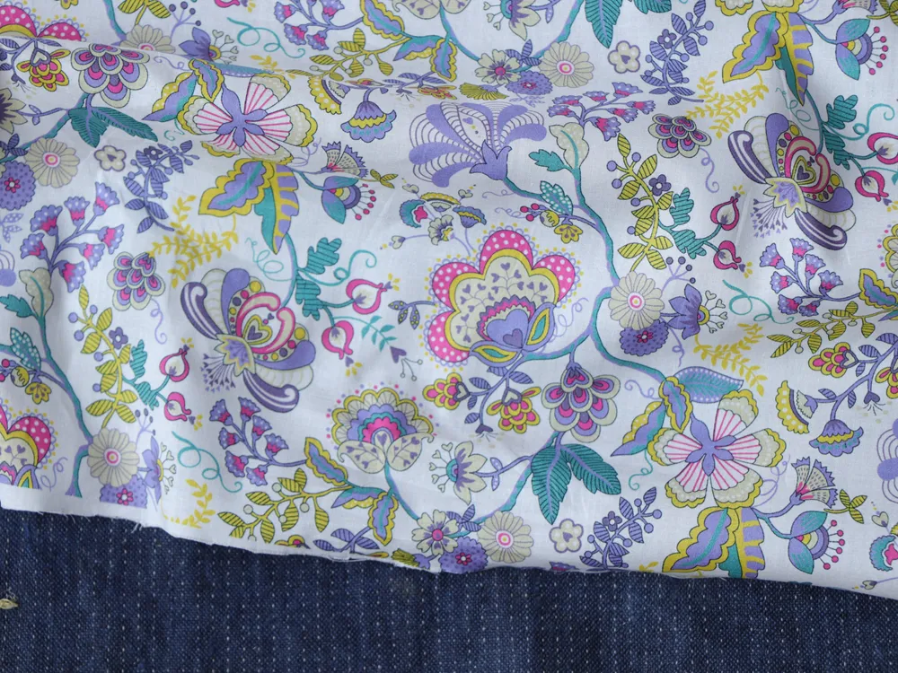 Title 4, Long Cotton Printed Fabric Digital Womens Summ...